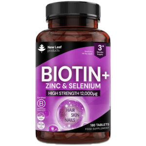 New Leaf Biotin + Zinc & Selenium 12000ug