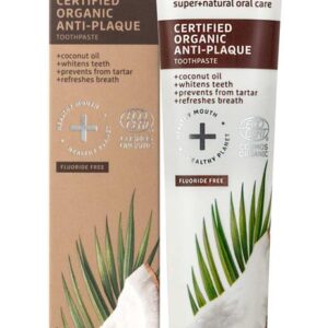 Ecodenta organic anti-plaque toothpaste with coconut oil 75ml