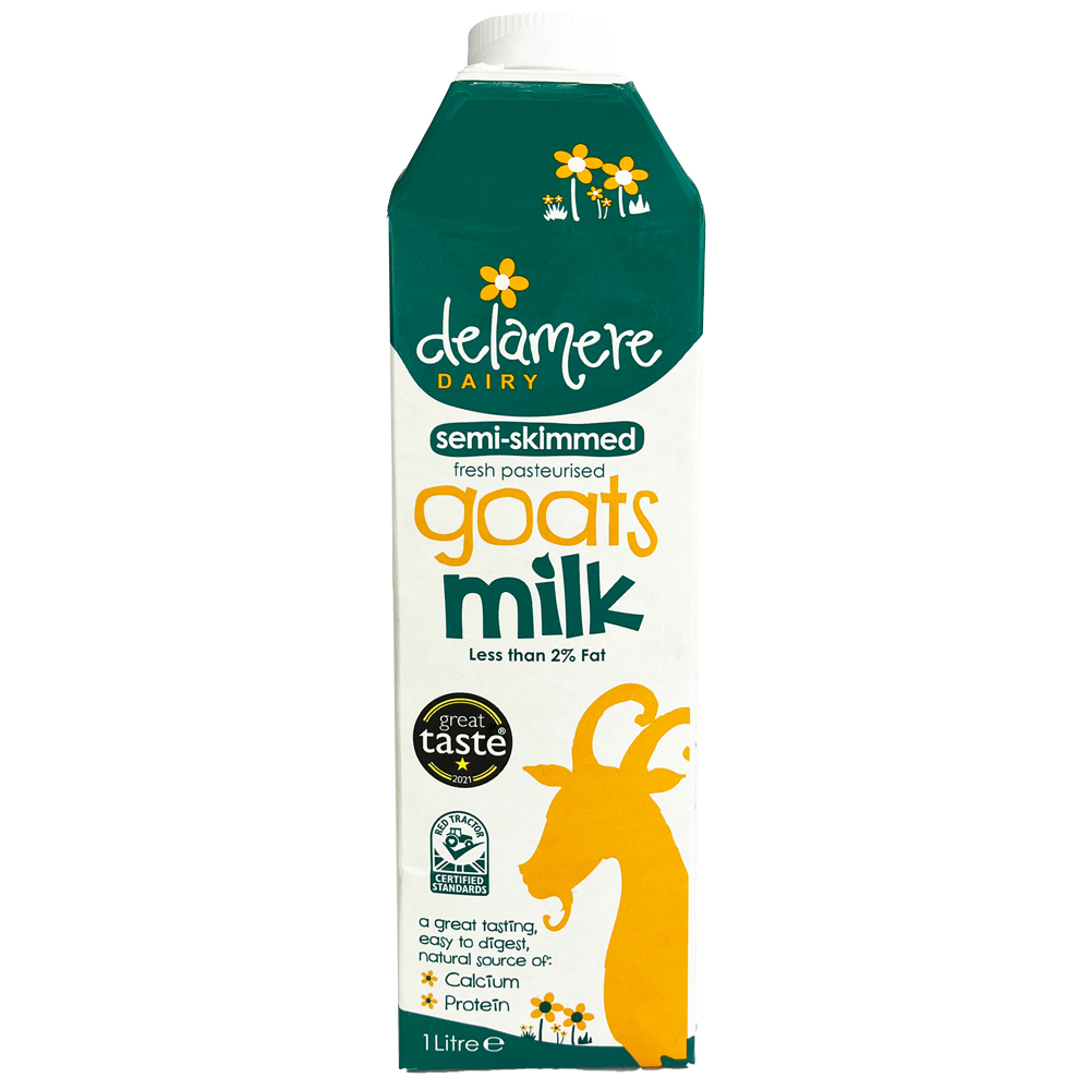Delamere Dairy Semi Skimmed Goats Milk